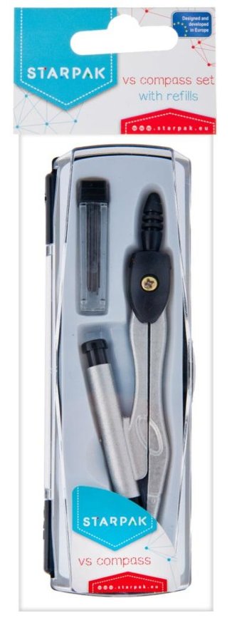 Cyrkiel metalowy + ołówek automatyczny