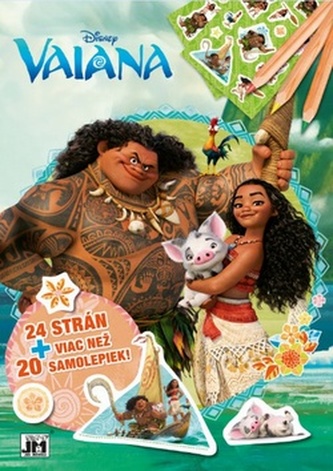 Vymaľovanka A4 Vaiana
