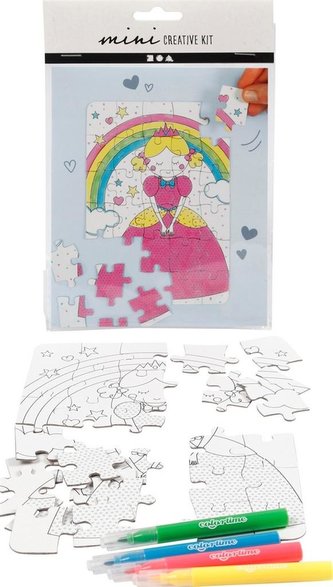 Zestaw mini puzzle - Księżniczka