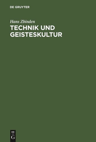 Technik und Geisteskultur