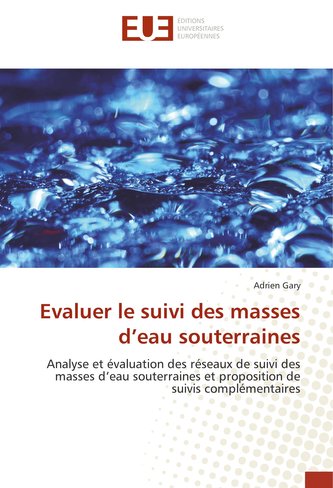 Evaluer le suivi des masses d'eau souterraines