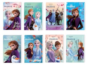 Notes A7/30K z poddrukiem Frozen II (16szt)