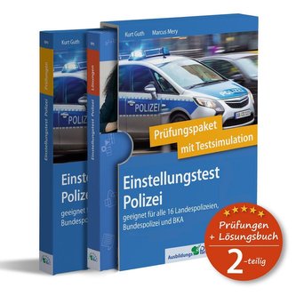 Einstellungstest Polizei: Prüfungspaket mit Testsimulation