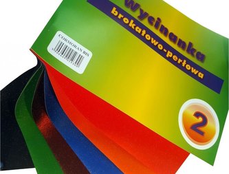 Wycinanka A4/6K brokatowo - perłowa 2