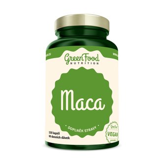 GreenFood nutrition - Maca 120 vegan kapsúl