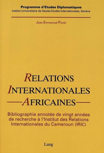 Relations internationales africaines