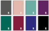 Kołozeszyt A4/100K kratka UV One Color (5szt)