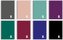 Kołozeszyt A4/100K kratka UV One Color (5szt)