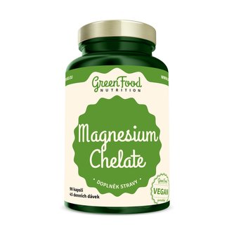 GreenFood nutrition - Magnesium chelát 90 vegan kapslí