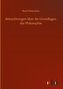 Betrachtungen über die Grundlagen der Philosophie