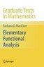 Elementary Functional Analysis