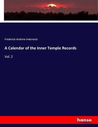 A Calendar of the Inner Temple Records