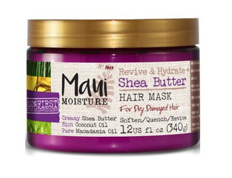 MAUI MAUI oživující maska+Shea Butter pro zničené vlasy 340 g