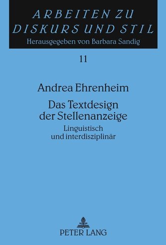 Das Textdesign der Stellenanzeige