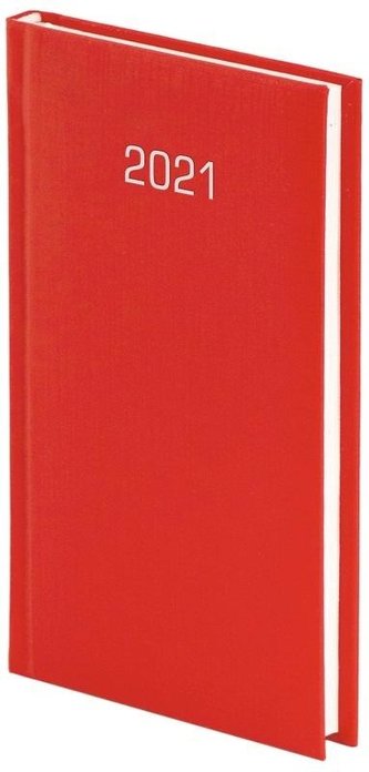 Kalendarz 2021 A6 Tygodniowy Albit Czerwony