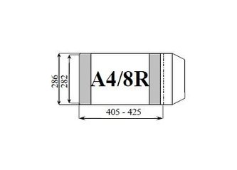 Okładka książkowa regulowana A4/8R (25szt) D&D;