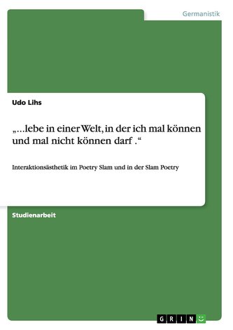 \"...lebe in einer Welt, in der ich mal können und mal nicht können darf .\"