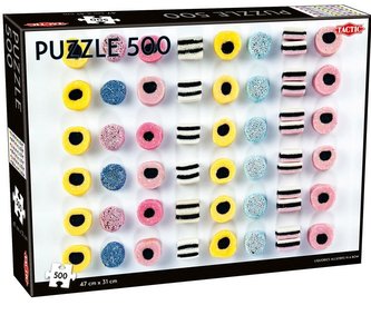 Puzzle 500 Liquorice allsorts in a row