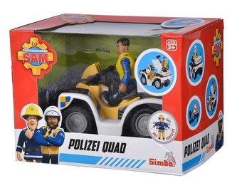 Hasič Sam Police Quad s figúrkou