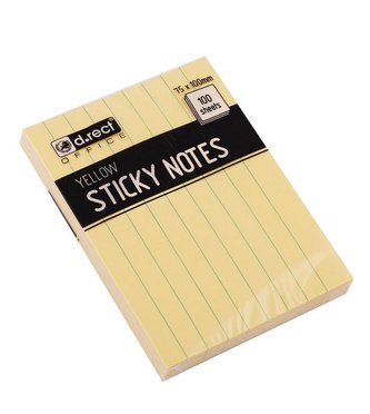 Notes samoprzylepny 75x100mm w linie D.RECT