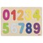 Drevené puzzle Pastelové čísla