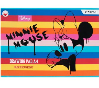 Blok rysunkowy A4/20K biały Minnie (20szt)