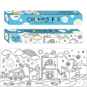 Samolepiaca omaľovánka v rolke Voda