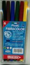 Pisaki 539 6 kol. w etui FIBRACOLOR