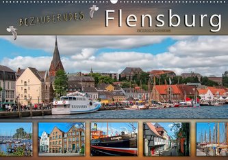 Bezauberndes Flensburg (Wandkalender 2021 DIN A2 quer)