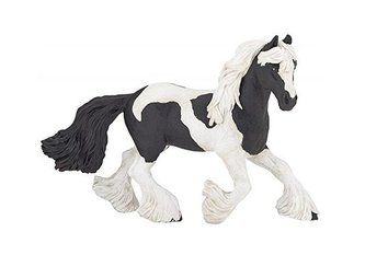 Kôň čiernobiely ťažný