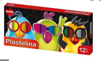 Plastelina 12 kolorów MONA