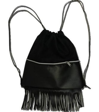 Worek na buty Glamour ekoskóra z frędzlami