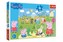 Puzzle Prasiatko Peppa / Peppa Pig Šťastný deň 60x40cm 15 dielikov v krabičke 40x26x4, 5cm 24m +