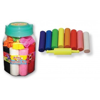 Plastelinowy box 8 kolorów 550g NARA