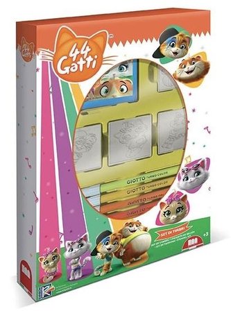 44 koty - Pieczątki 4szt