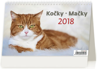 Kalendář stolní 2018 - Kočky