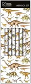 Ołówek ozdobny Dinosaurs (6szt)