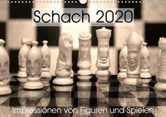 Schach 2020. Impressionen von Figuren und Spielen (Wandkalender 2020 DIN A3 quer)