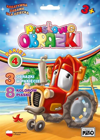Piaskowe obrazki pakiet 4