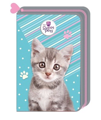 Piórnik z wyposażeniem na 1 zamek Kot