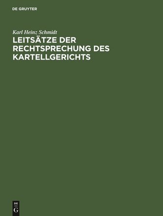 Leitsätze der Rechtsprechung des Kartellgerichts