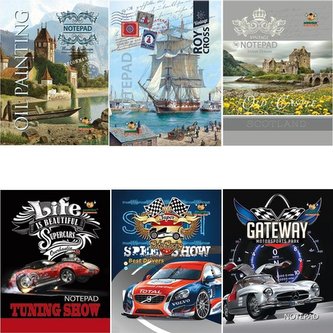 Notes ozdobny A7/60K kratka FRESH