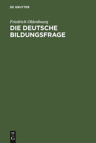 Die deutsche Bildungsfrage