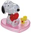 Crystal puzzle Snoopy z sercem
