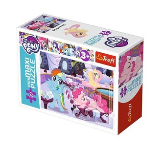 Puzzle 20 miniMaxi Wesoły dzień kucyków 2 TREFL