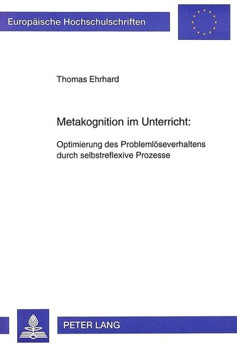 Metakognition im Unterricht: