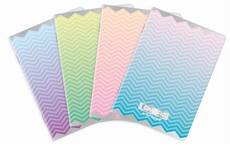 Zeszyt A4/96K kratka Ombre Powder pastel (5szt)
