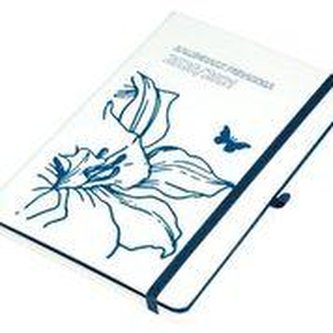 Kalendarz Pedag. 2020/2021 A5 Tyg. Salsa biał/czar