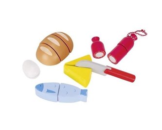 Drewniane jedzenie do krojenia