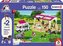 Puzzle 150 Schleich Wybieg dla koni + 2 figurki G3